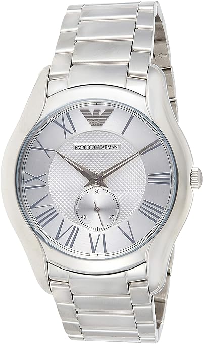 Emporio Armani Dress Quartz Silver Dial Silver Steel Strap Watch For Men - AR11084 - Image 4